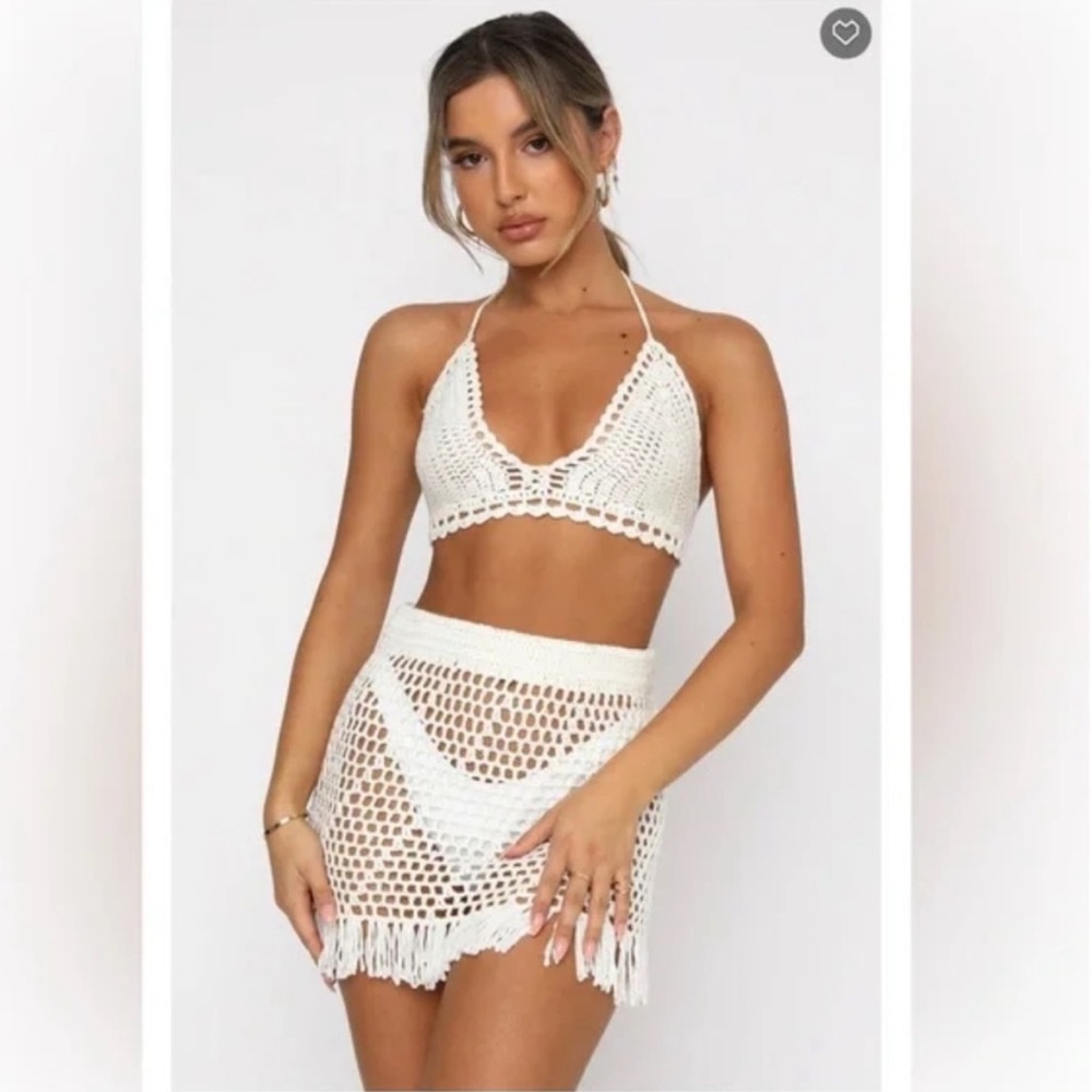 Private Island Crochet Set White